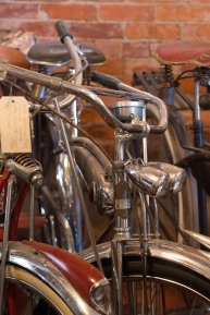Vintage bicycles in an antique store in Oakland Oregon