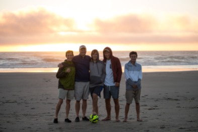 Mike, Dave, Kevin, Jake & Sam at Rockaway Beach